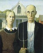Grant Wood American Gothic china oil painting reproduction